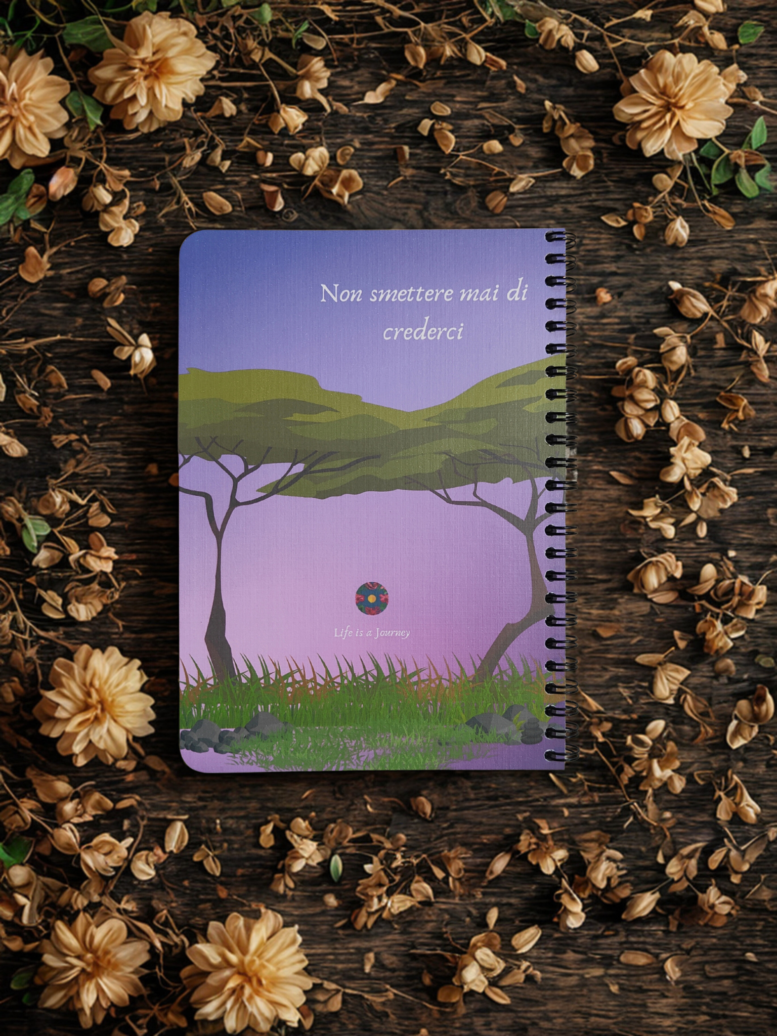 Quaderno artigianale illustrato "La magia di un sogno" - Journal mindfulness e idea regalo