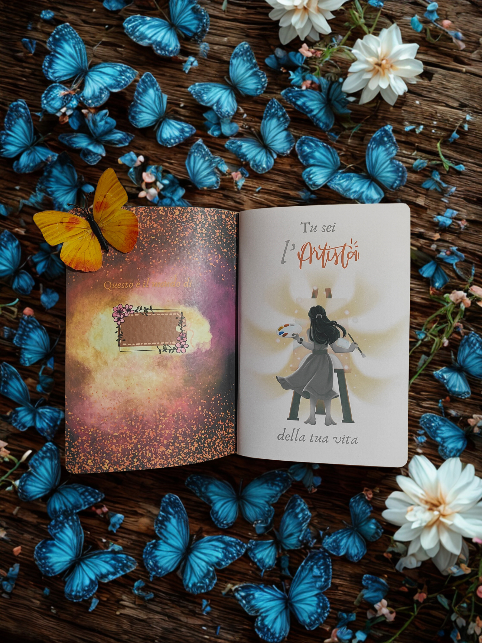 Quaderno artigianale personalizzabile "Segui il tuo destino" - il potere di ascoltare te stessa