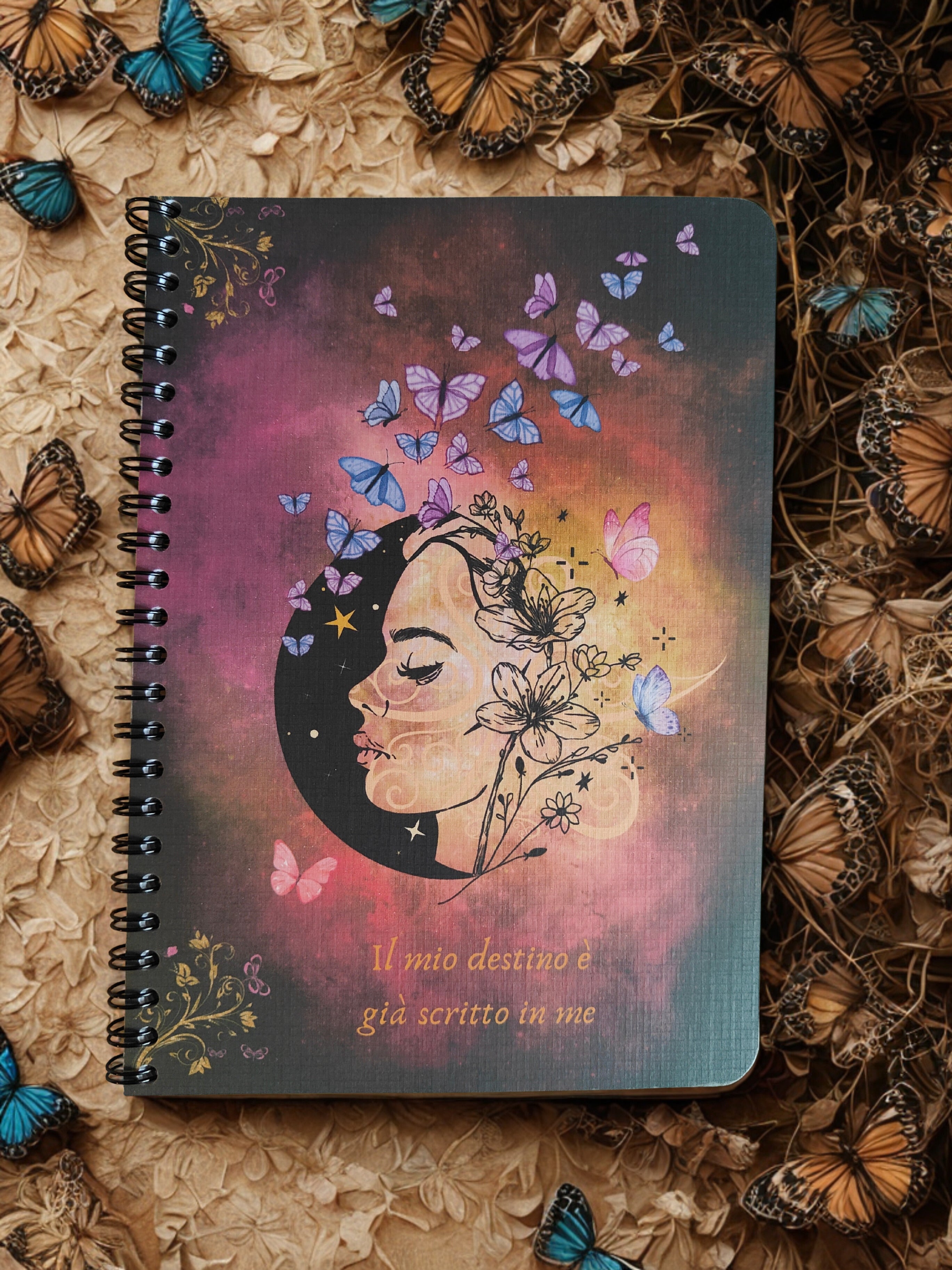 Quaderno artigianale personalizzabile "Segui il tuo destino" - il potere di ascoltare te stessa