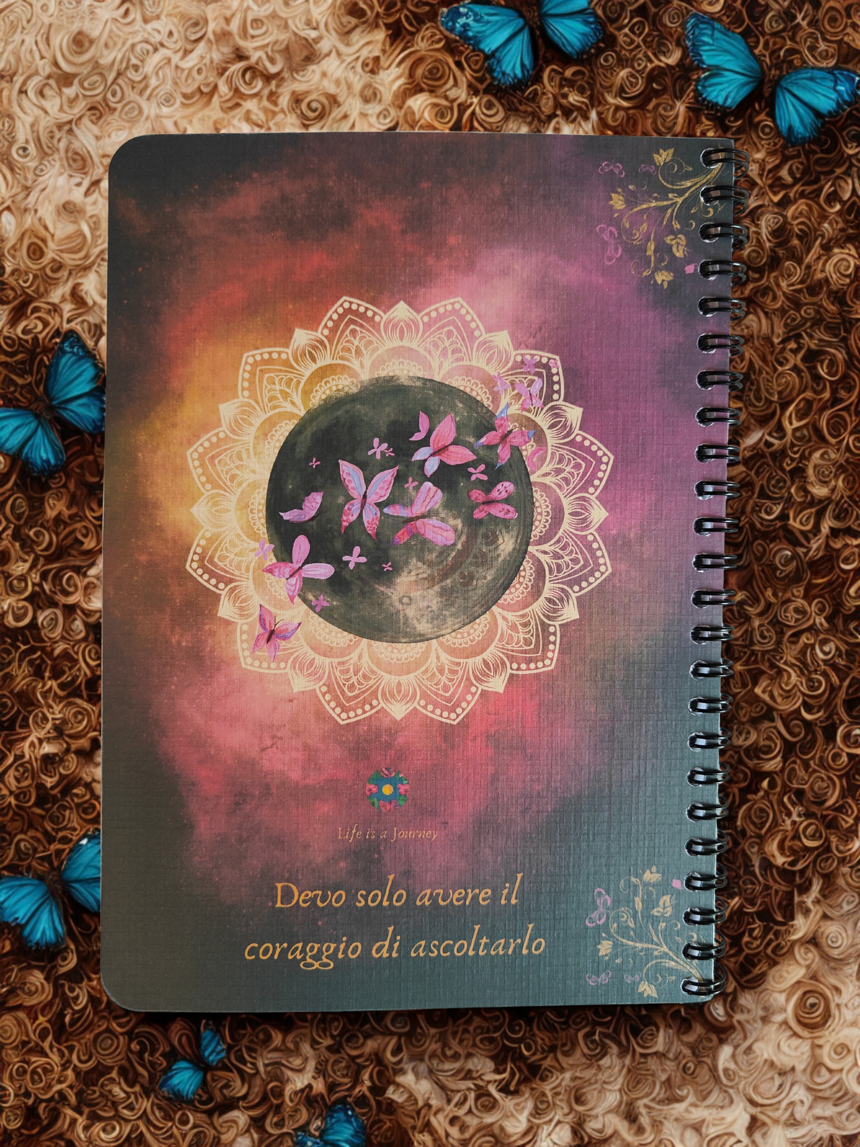 Quaderno artigianale personalizzabile "Segui il tuo destino" - il potere di ascoltare te stessa