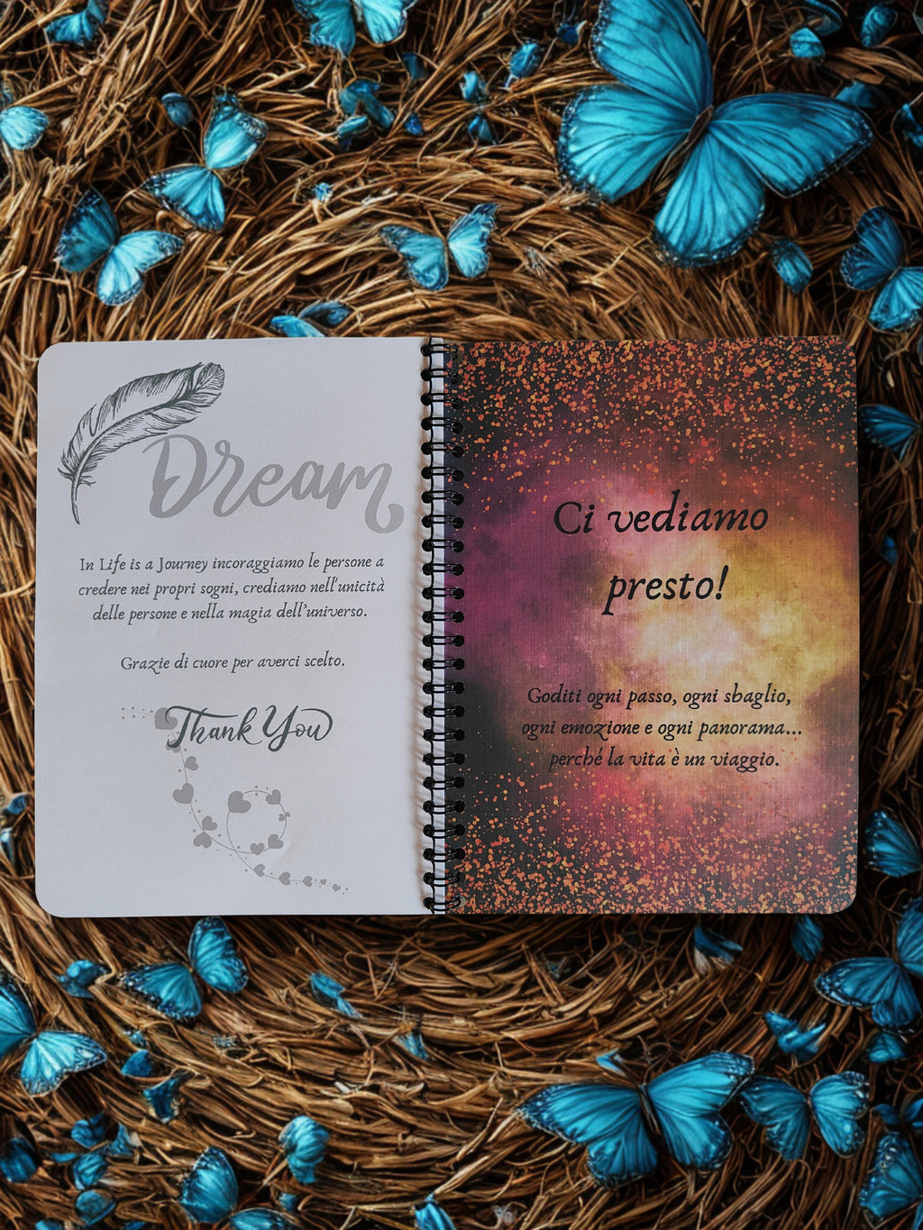 Quaderno artigianale personalizzabile "Segui il tuo destino" - il potere di ascoltare te stessa