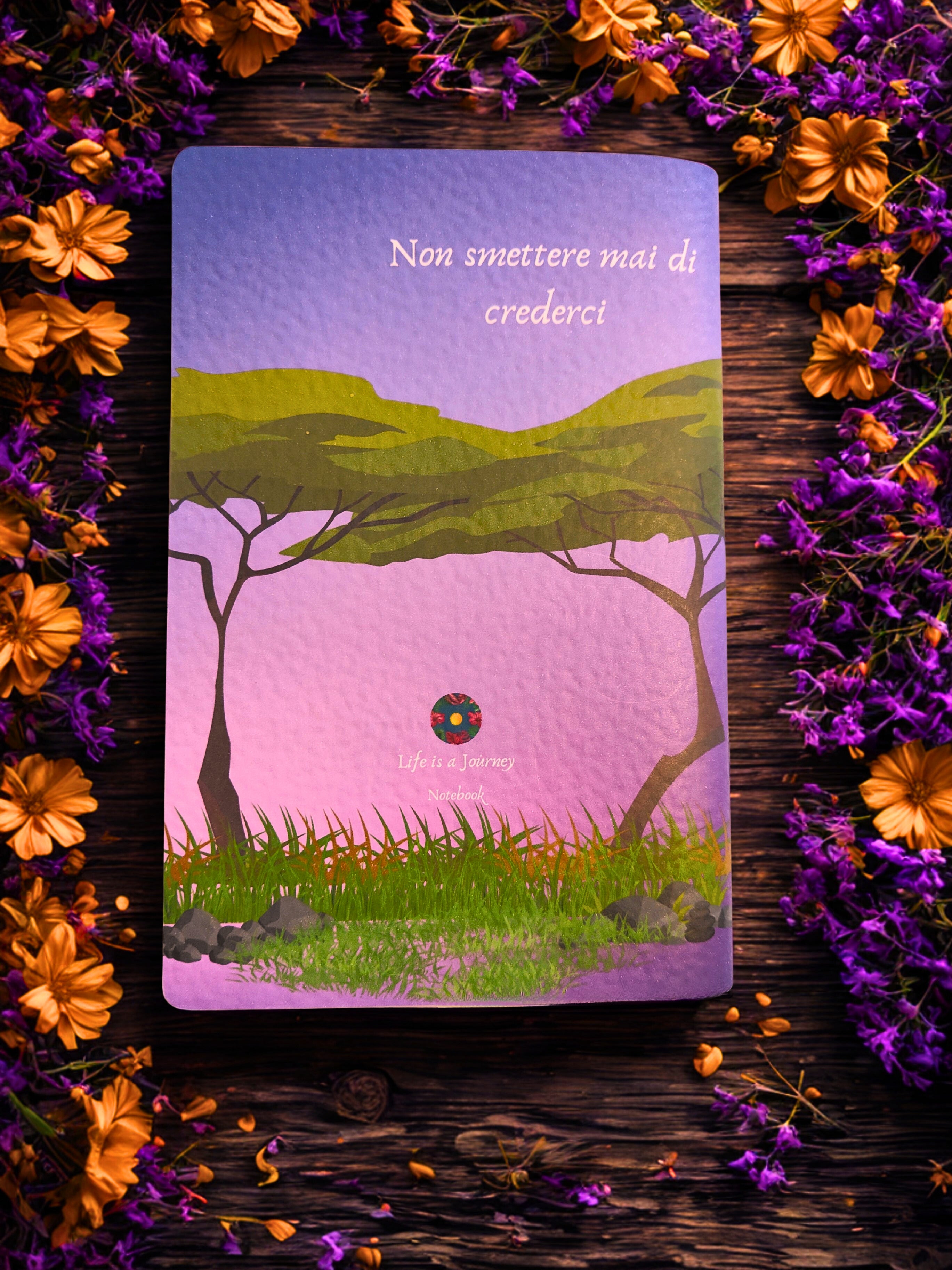 Quaderno artigianale illustrato "La magia di un sogno" - Journal mindfulness e idea regalo