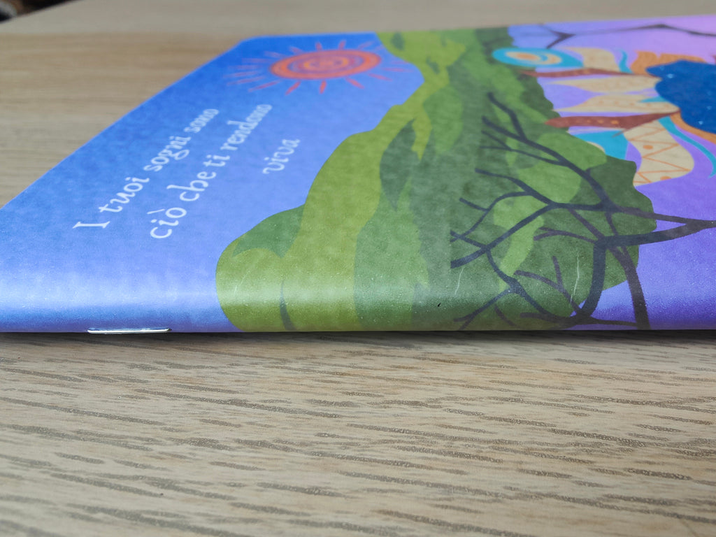 Quaderno artigianale illustrato "La magia di un sogno" - Journal mindfulness e idea regalo
