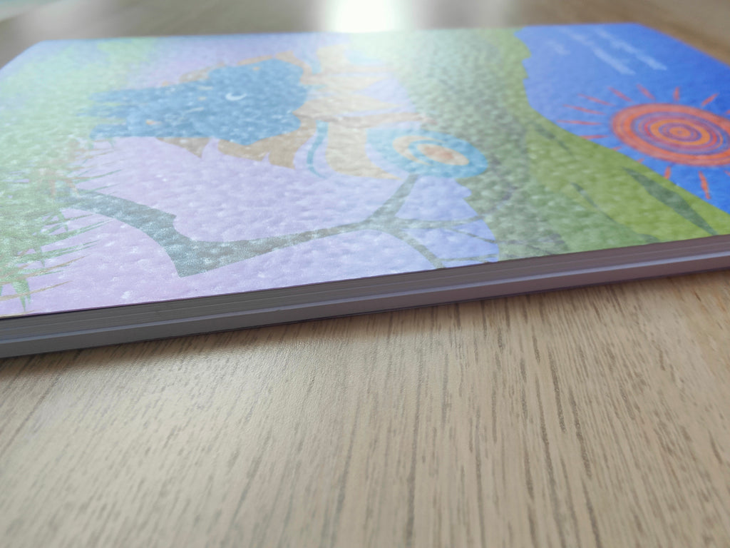 Quaderno artigianale illustrato "La magia di un sogno" - Journal mindfulness e idea regalo