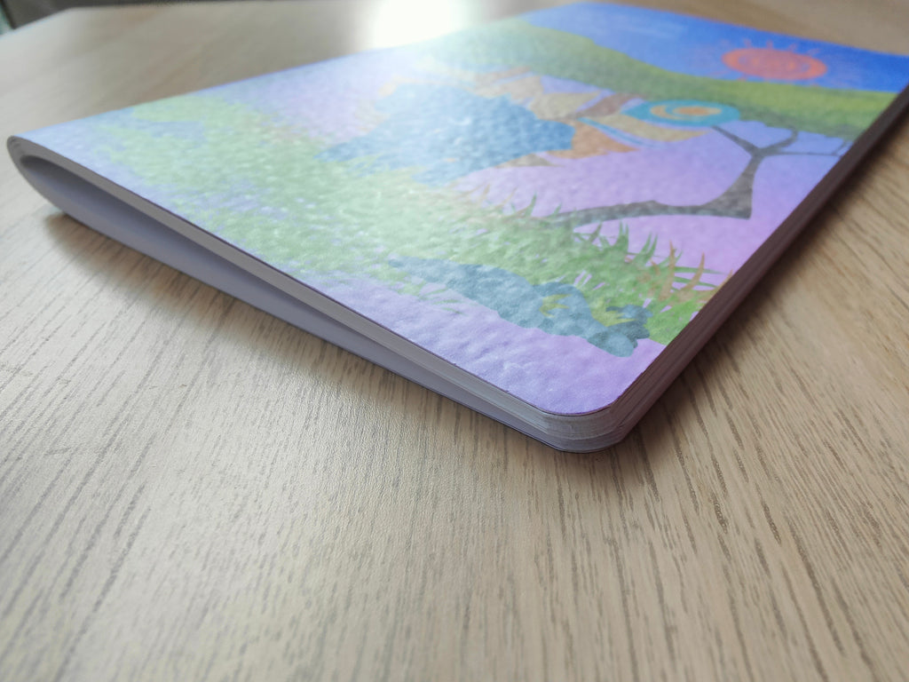 Quaderno artigianale illustrato "La magia di un sogno" - Journal mindfulness e idea regalo