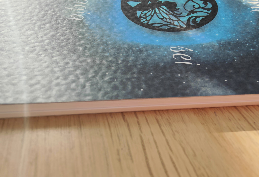 Quaderno artigianale illustrato "Energia cosmica" - magia, luna e potere interiore