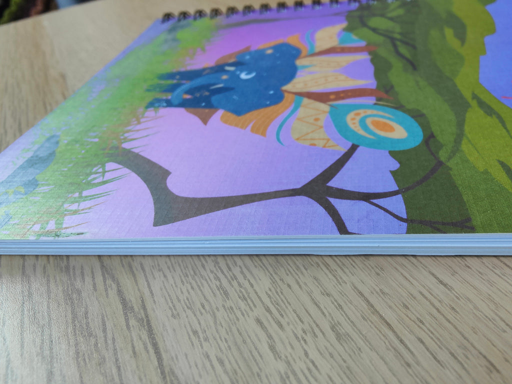 Quaderno artigianale illustrato "La magia di un sogno" - Journal mindfulness e idea regalo