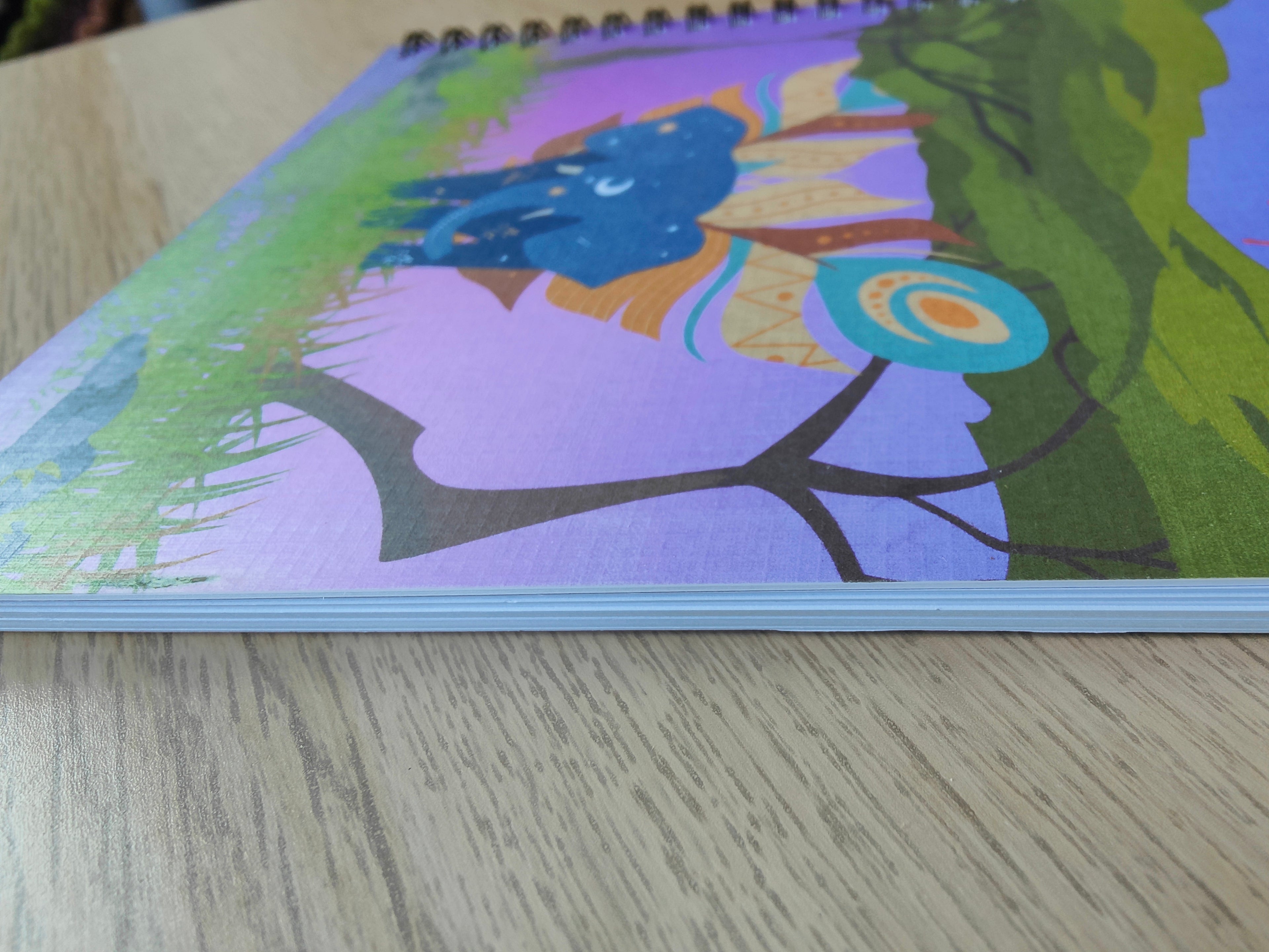 Quaderno artigianale illustrato "La magia di un sogno" - Journal mindfulness e idea regalo