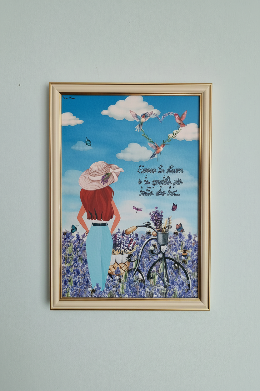 Stampa illustrata "Autentica bellezza"