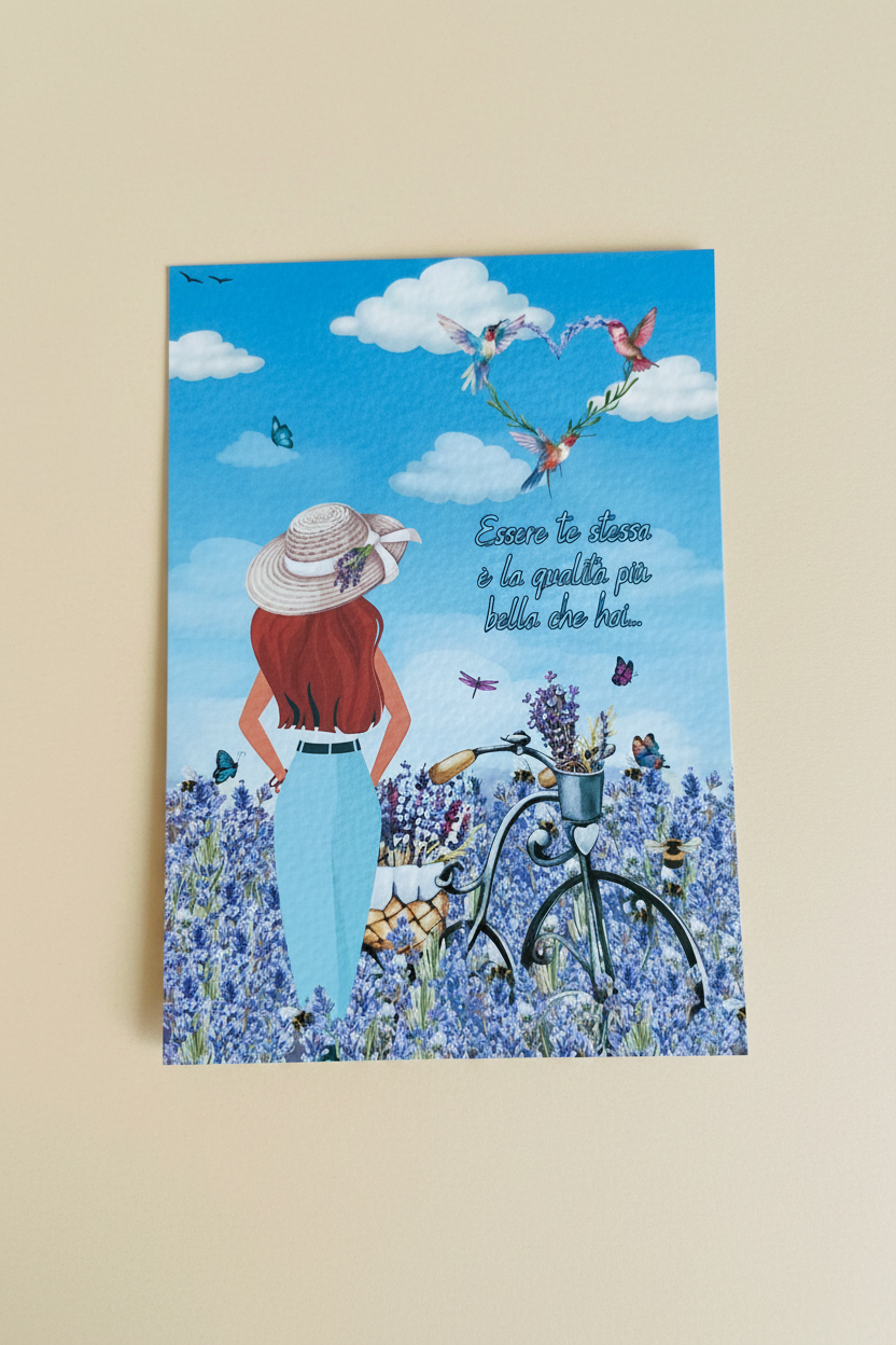 Stampa illustrata "Autentica bellezza"